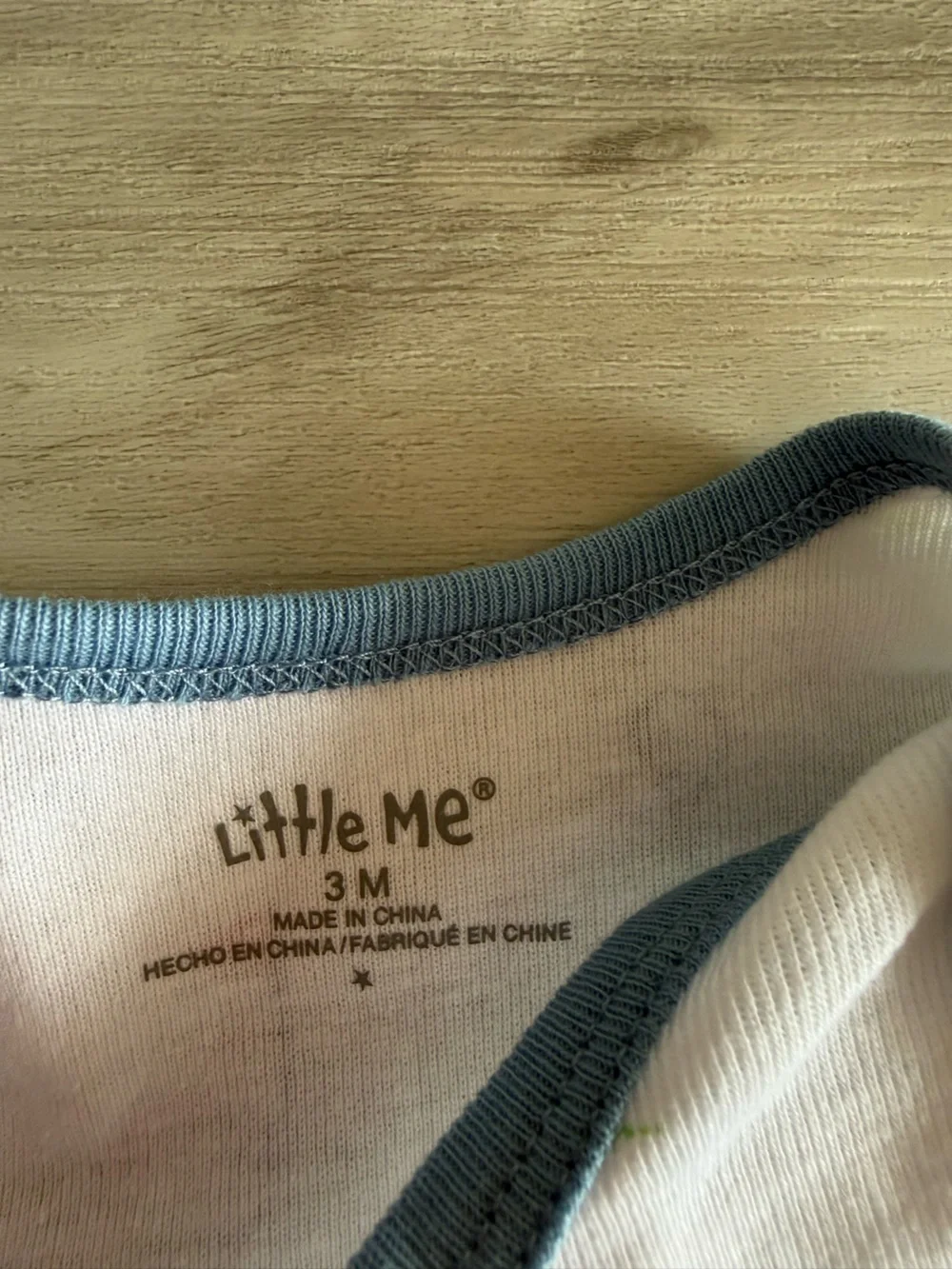 Little Me Golf Club 3-Pack Bodysuits Blue 3 Months NWT